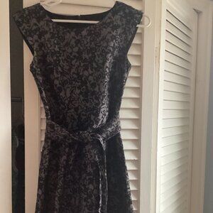 Banana Republic Black and Gray Dress, Size 0
